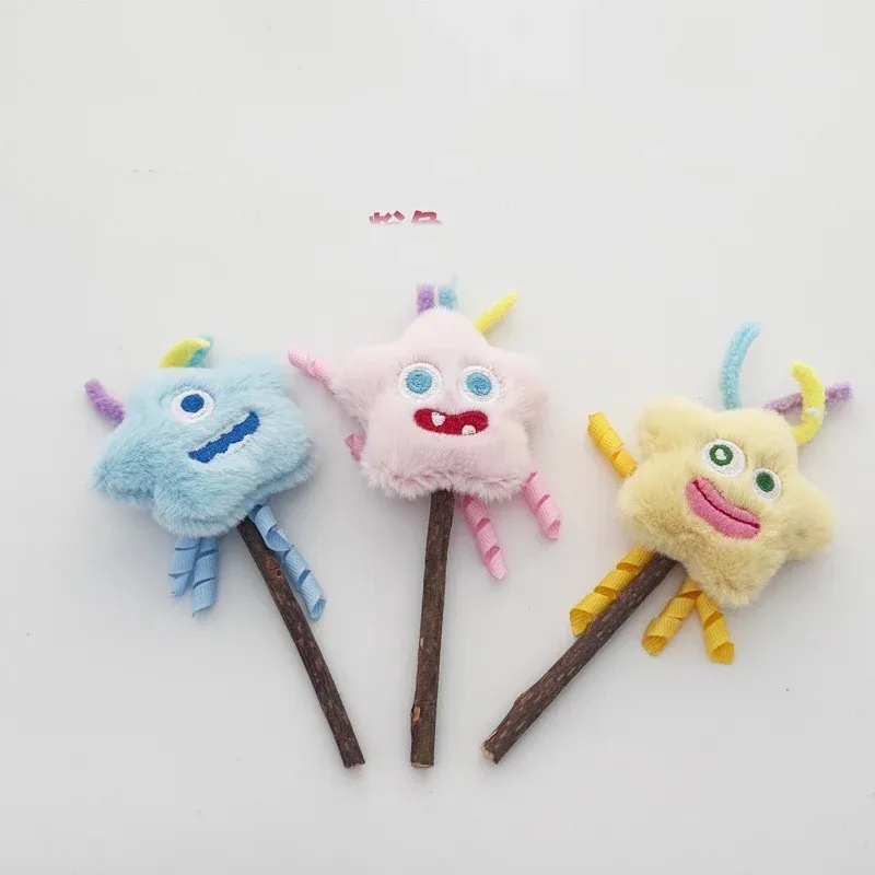 Smiley Face Ball Cat Teaser Wands wholesale from Lanshine Pet