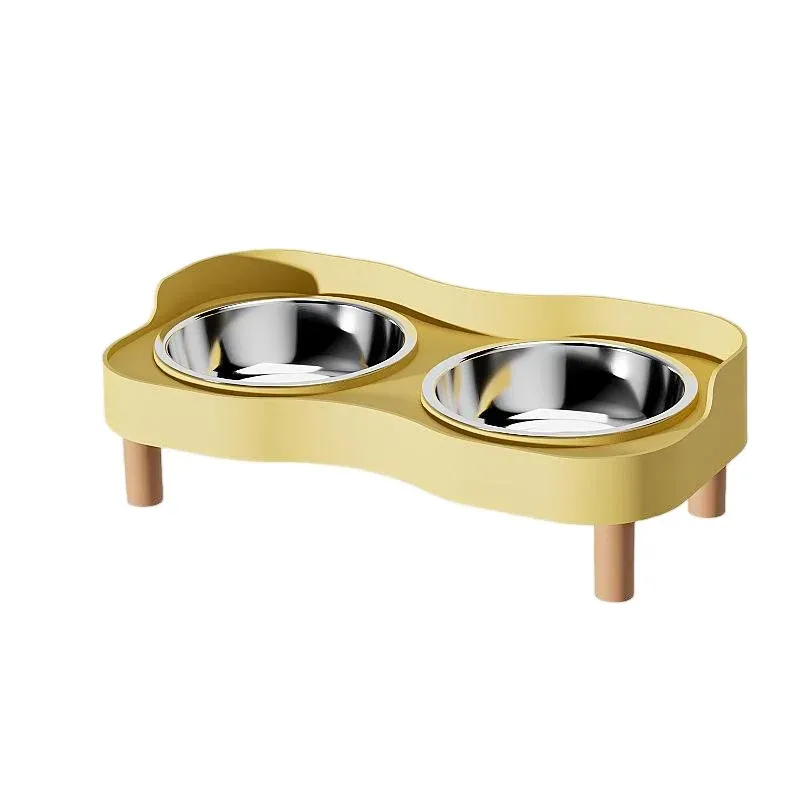Pet Raised Double Bowl Dining Table - photo 2