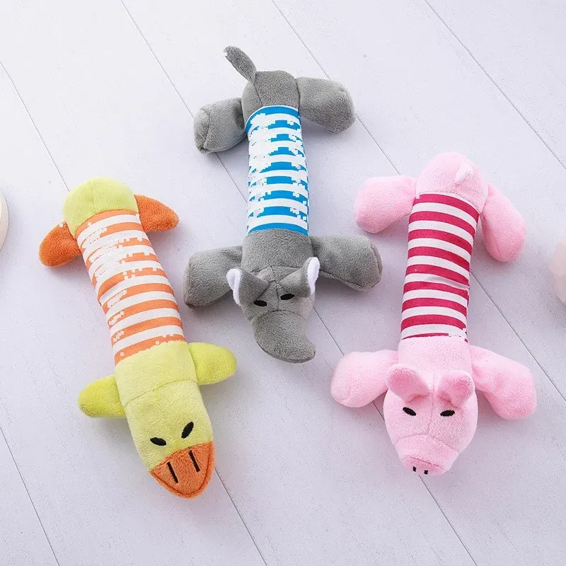 Striped Pig Duck Elephant Dog Toys wholesale from Lanshine Pet
