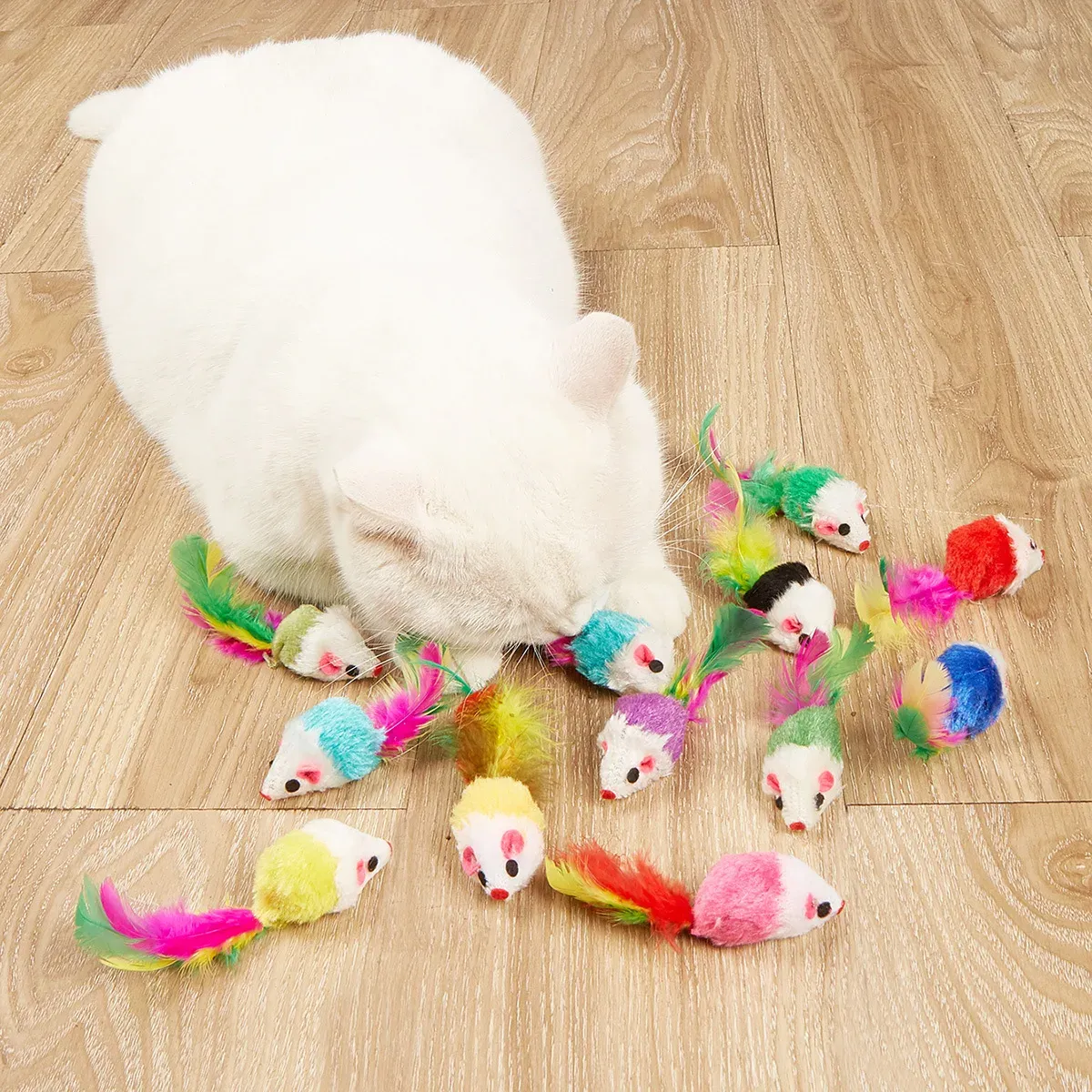 Plush Mouse Cat Toys wholesale pet product from Lanshine Pet