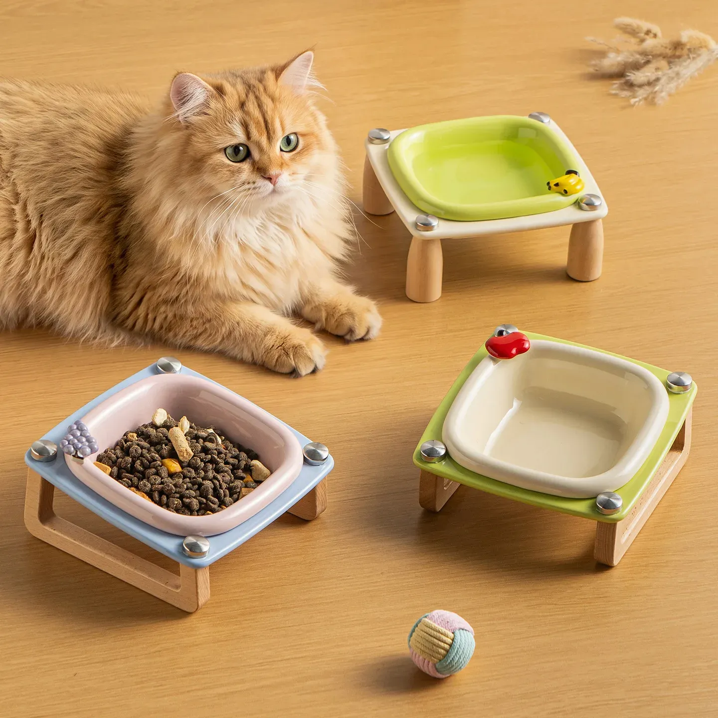 Ceramic Bowl with Detachable Stand wholesale from Lanshine Pet