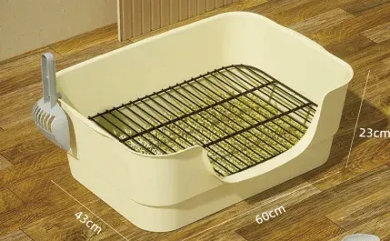 60cm Bathtub Litter Box with Mesh - photo 2