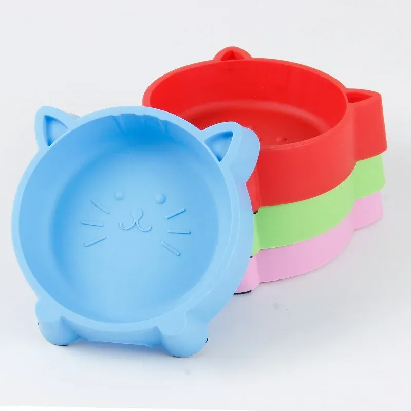 Cat-Face Single Bowl - cat face bowl wholesale from Lanshine Pet