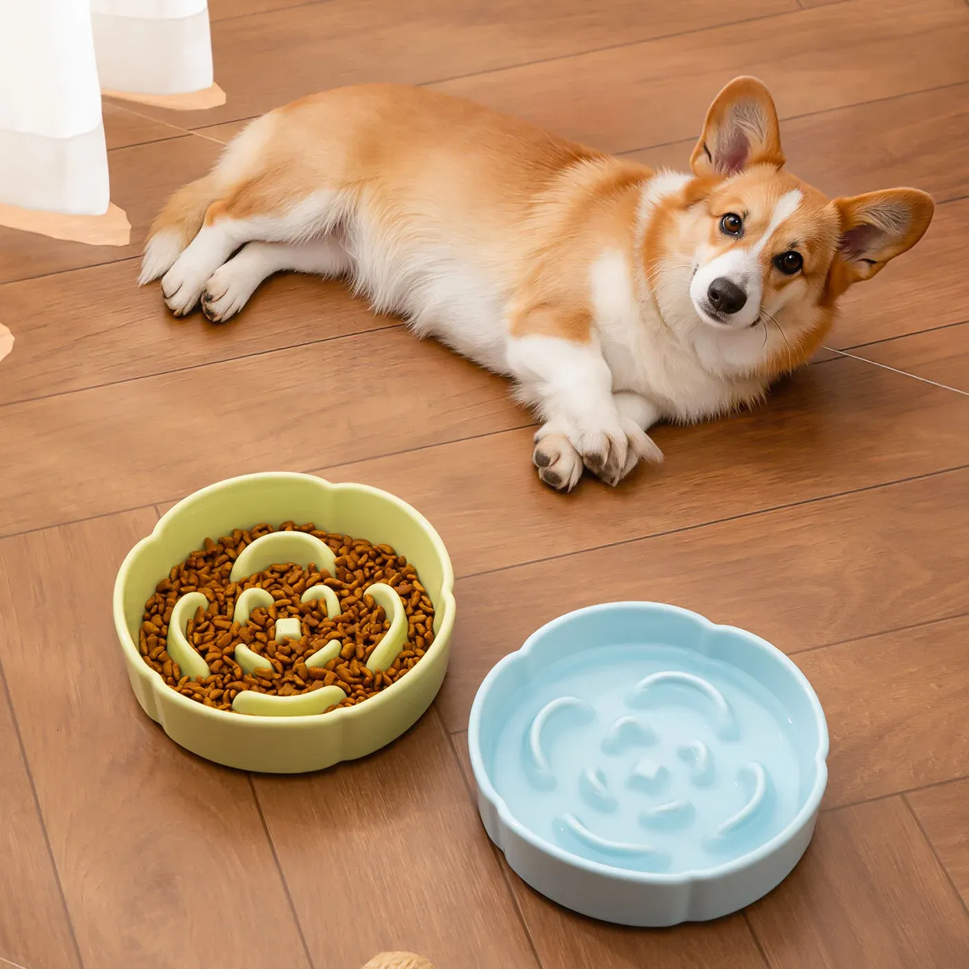 Ceramic Slow-Feeder Pet Bowl (650ml) - photo 2