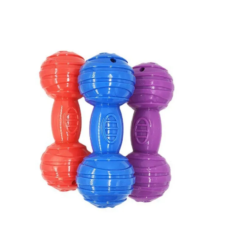 Bright TPR Barbell wholesale from Lanshine Pet