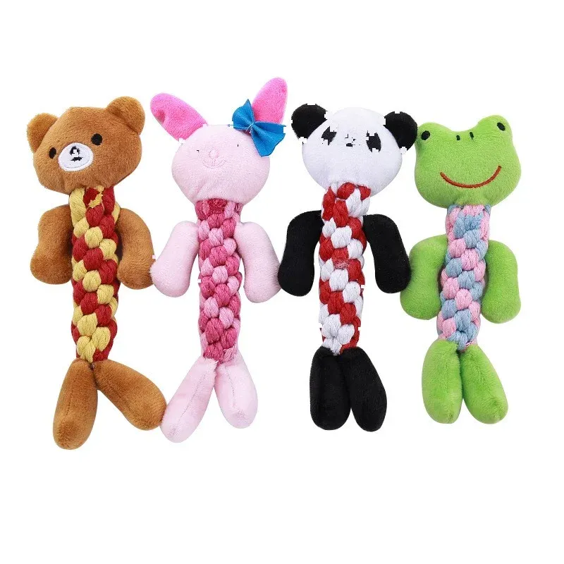 Happy Twist Animals Plush Dog Toys (4 Designs) - photo 1