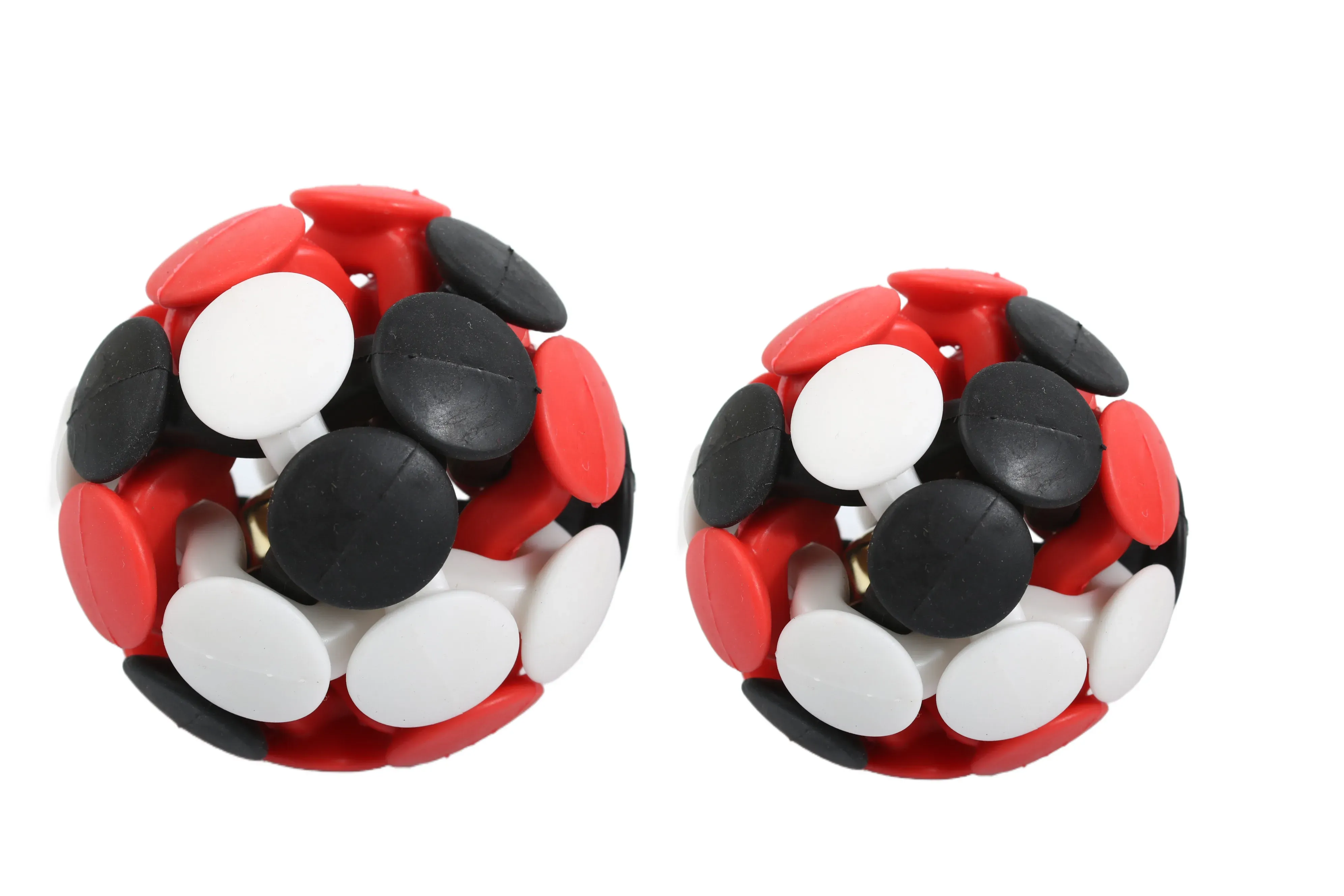 New Round Flash Ball (Red-White-Black) wholesale from Lanshine Pet