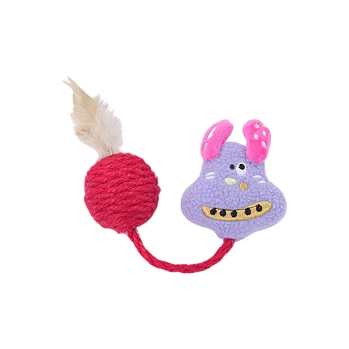 Smiley Ball Feather Cat Teaser - photo 4