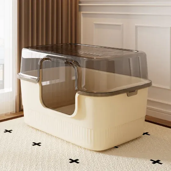Gradient Bathtub Litter Box wholesale pet product from Lanshine Pet