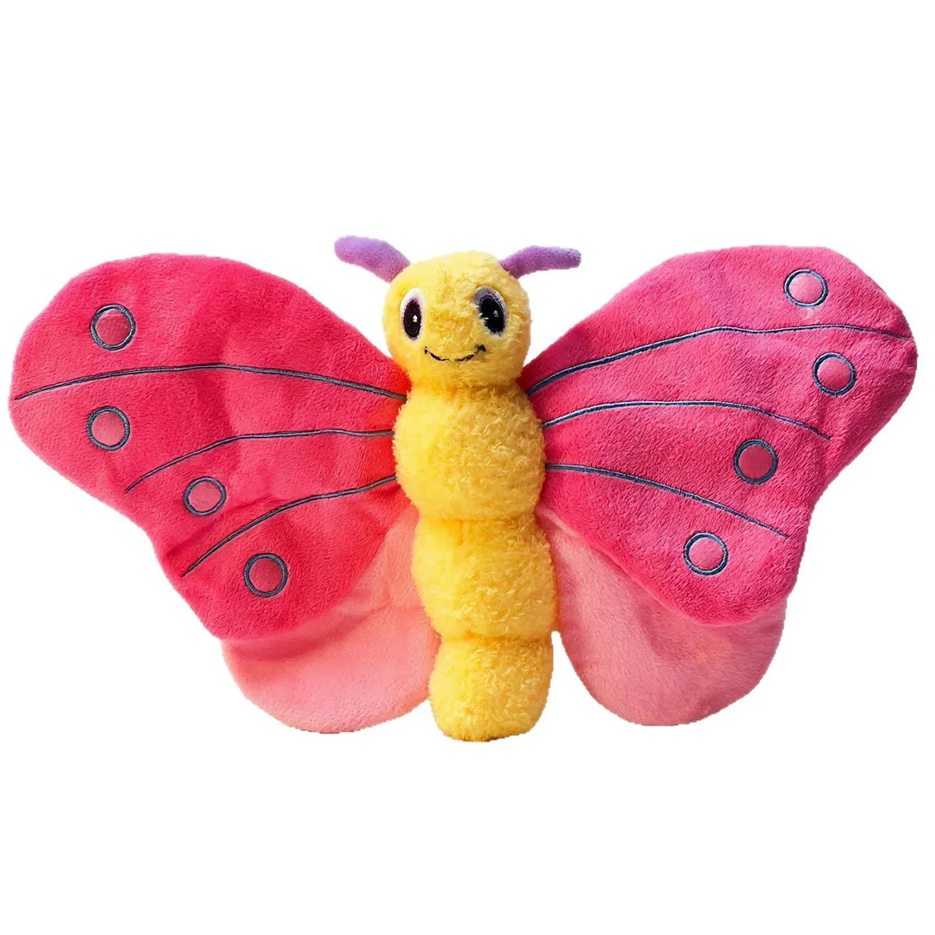 Crinkle Butterfly Plush Dog Toy - photo 1