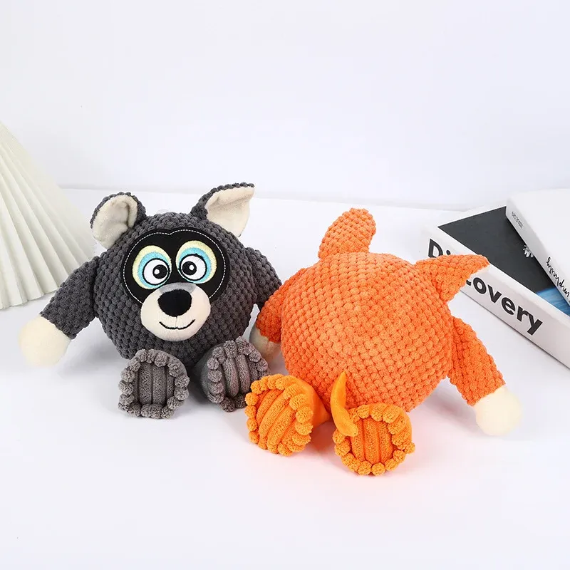 Big-Eye Animals Plush Dog Toys - photo 3
