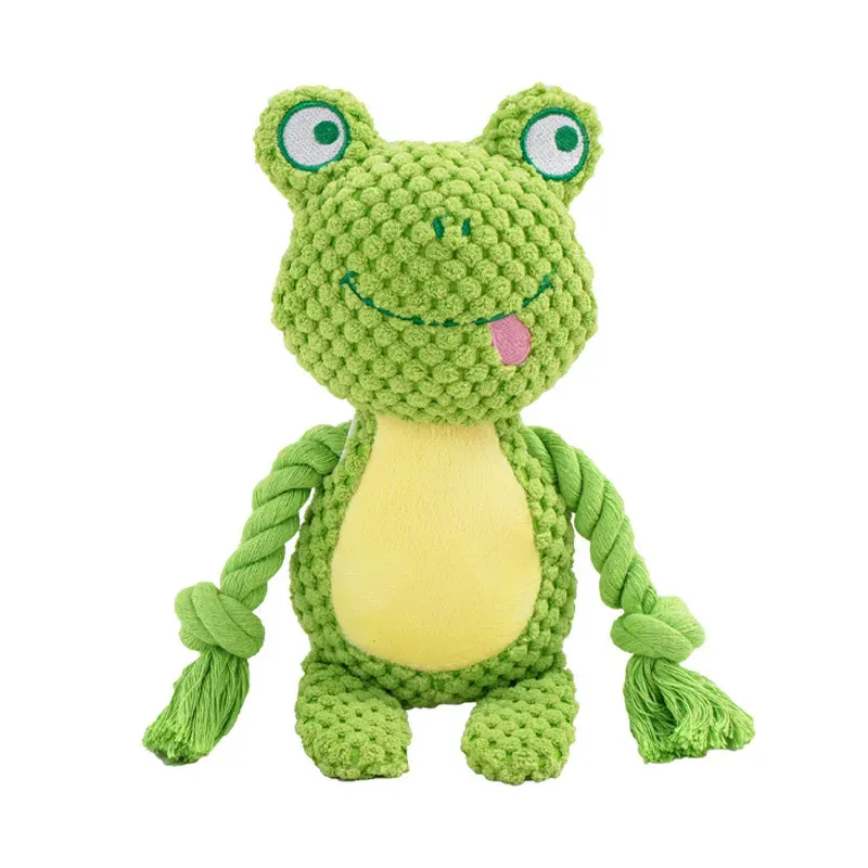 Corduroy Farm Animal Plush Dog Toys - photo 3