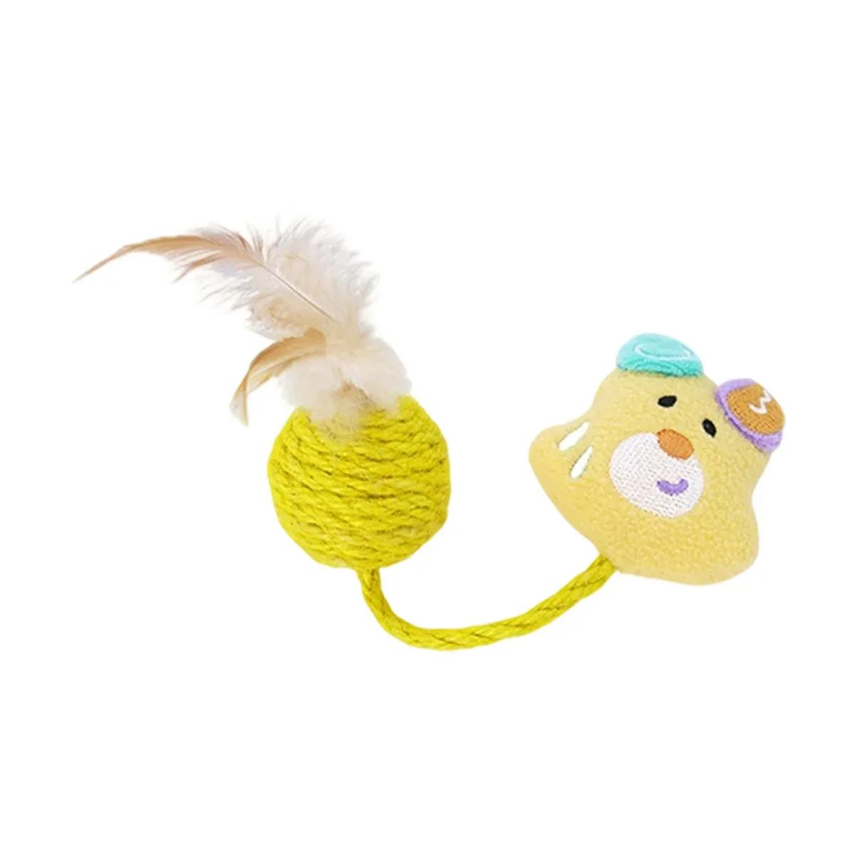 Smiley Ball Feather Cat Teaser - photo 1