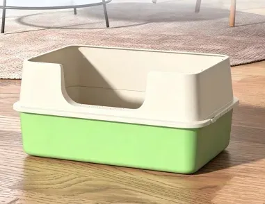 Square Side-Entry Semi-Enclosed Litter Box - photo 3