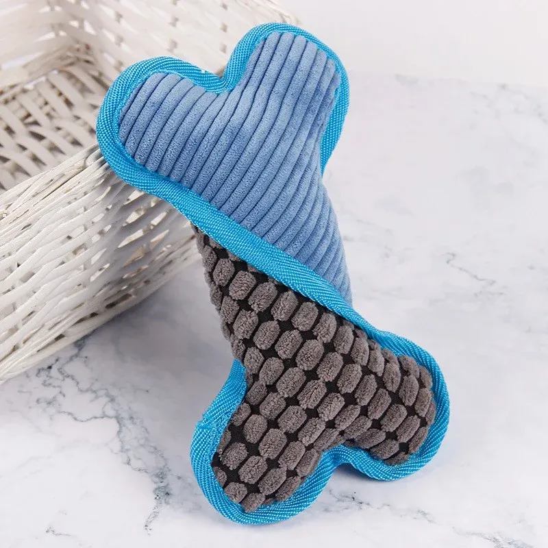 Reversible Bone Plush Dog Toy - photo 3