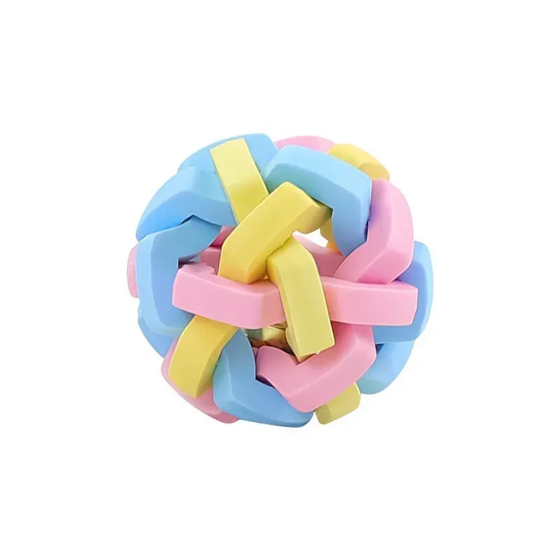 Macaron Three-Color Bell Ball wholesale from Lanshine Pet