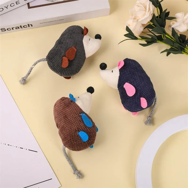Small-Eye Mouse Plush Dog Toy - photo 1