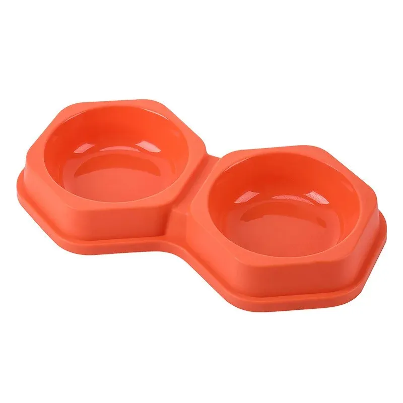 Hexagon Plastic Double Bowl - photo 3