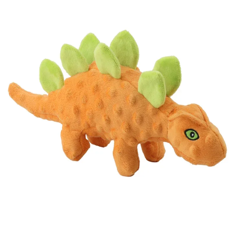 Bubble-Texture Dinosaur Plush Dog Toys - photo 3