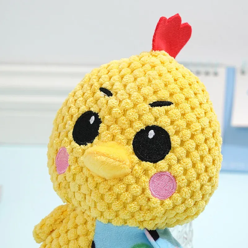 Yellow Chick Plush Dog Toy - photo 3
