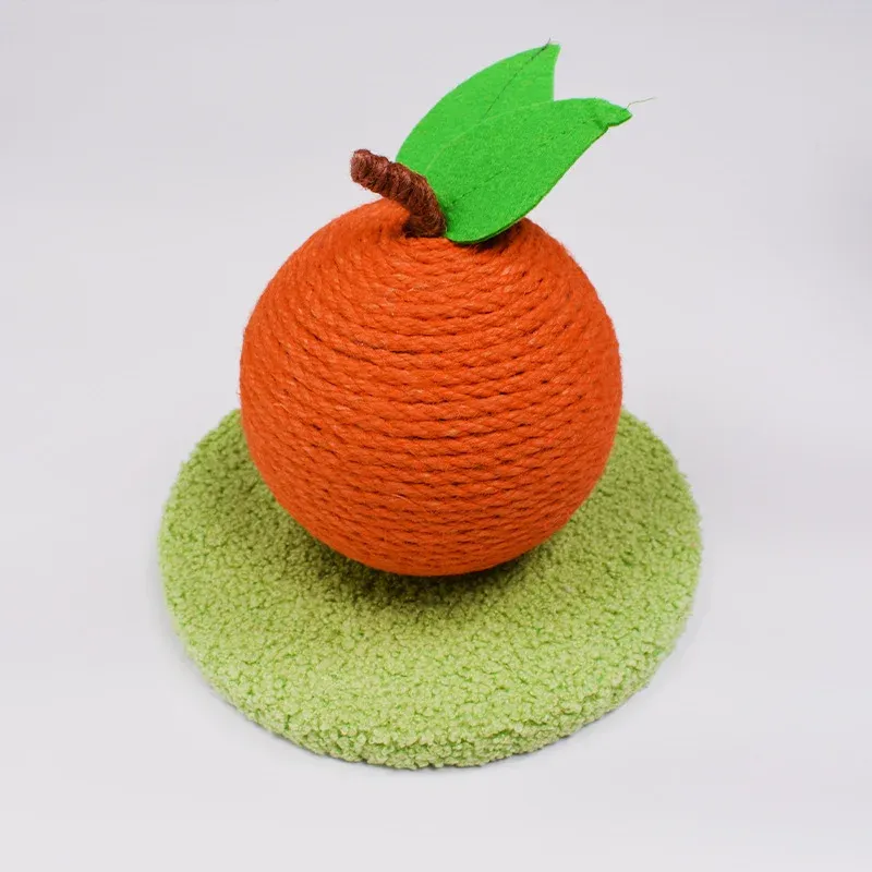 Fruit Sisal Ball Cat Scratcher with Board wholesale from Lanshine Pet