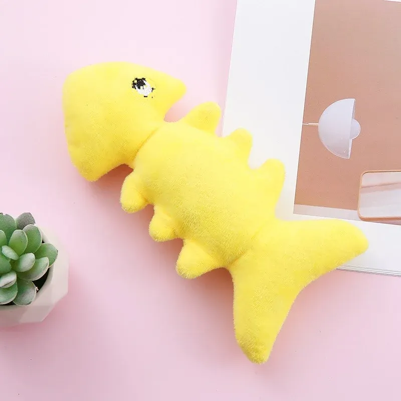Fish Bone Plush Dog Toy - photo 5
