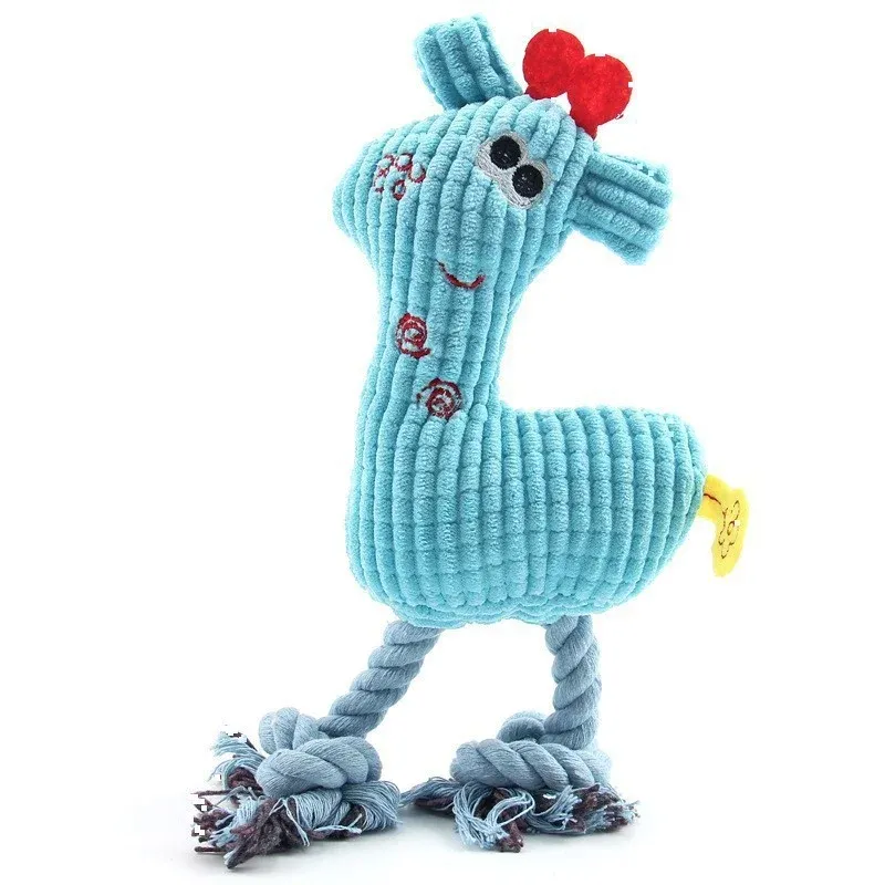 Corn-Grain Deer Plush Dog Toy - photo 1