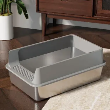 Square Stainless-Steel Litter Box (6 Sizes) - photo 4