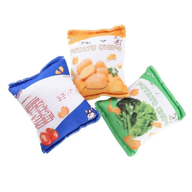 Chips Bag Plush Dog Toy - photo 3