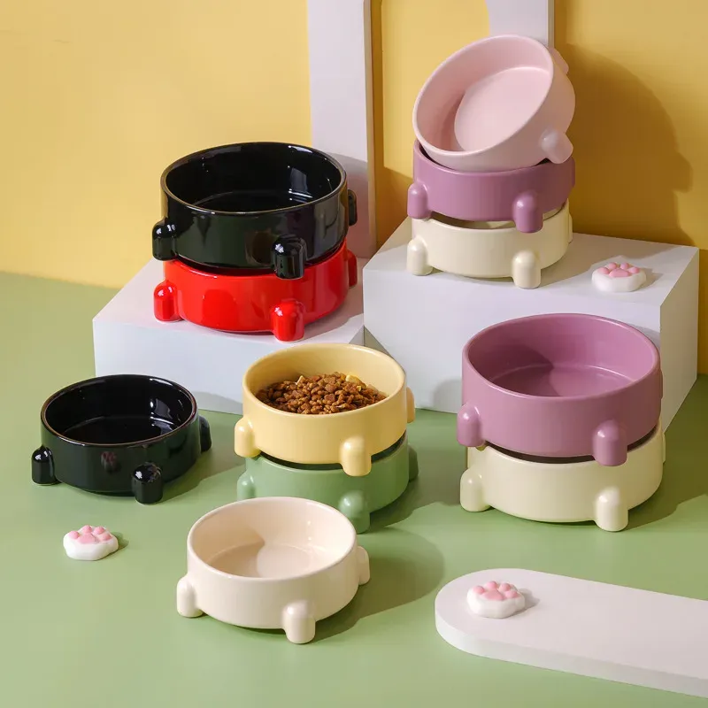 Wide-Mouth Ceramic Pet Bowl - photo 2