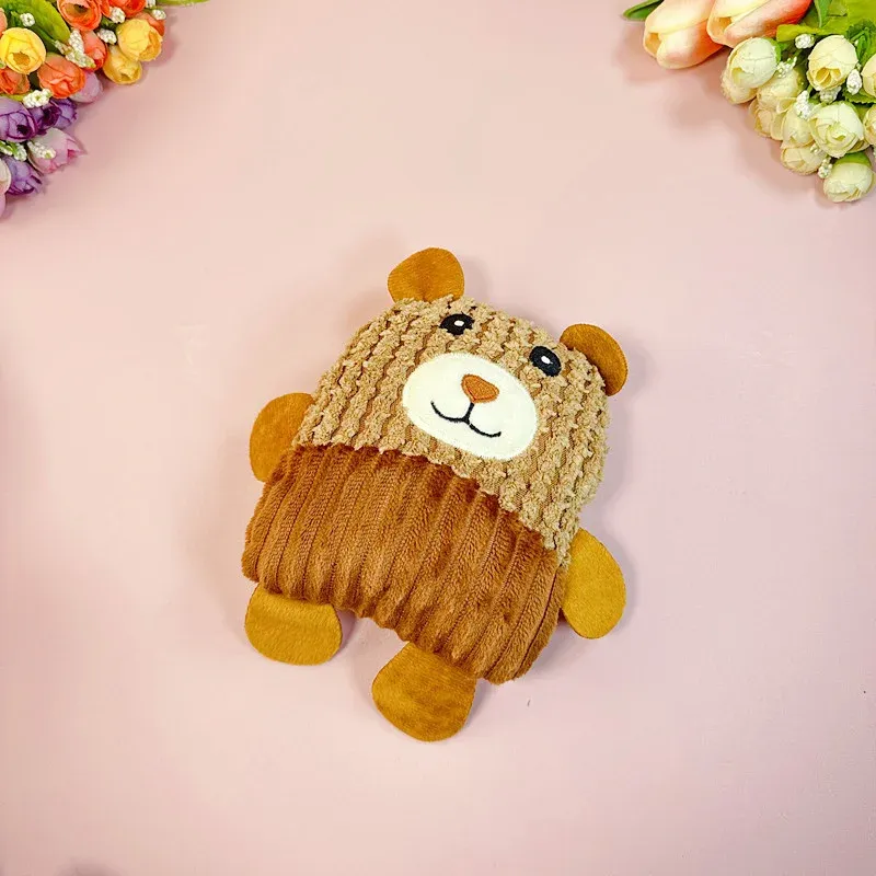 Happy Bear Plush Dog Toy - photo 1