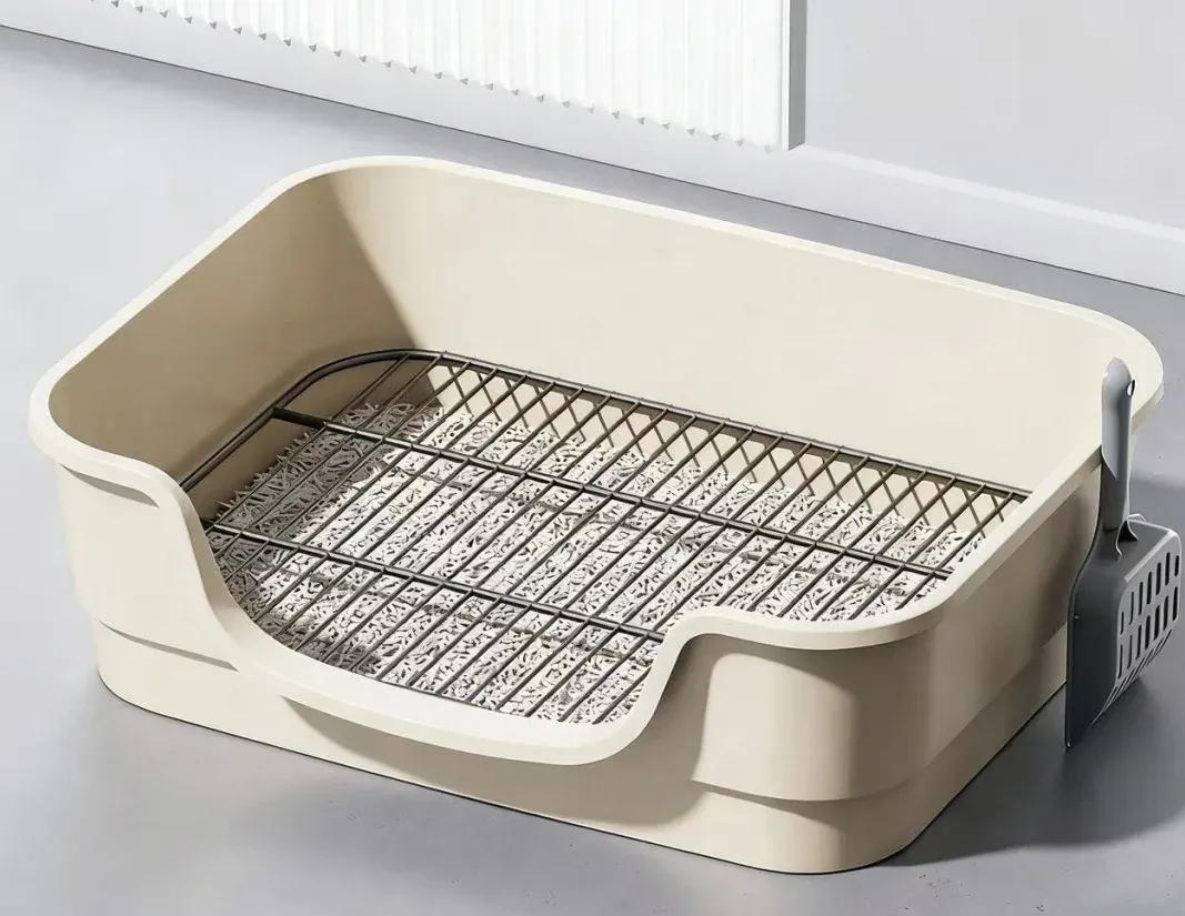 Short-Leg Bathtub Litter Box wholesale pet product from Lanshine Pet