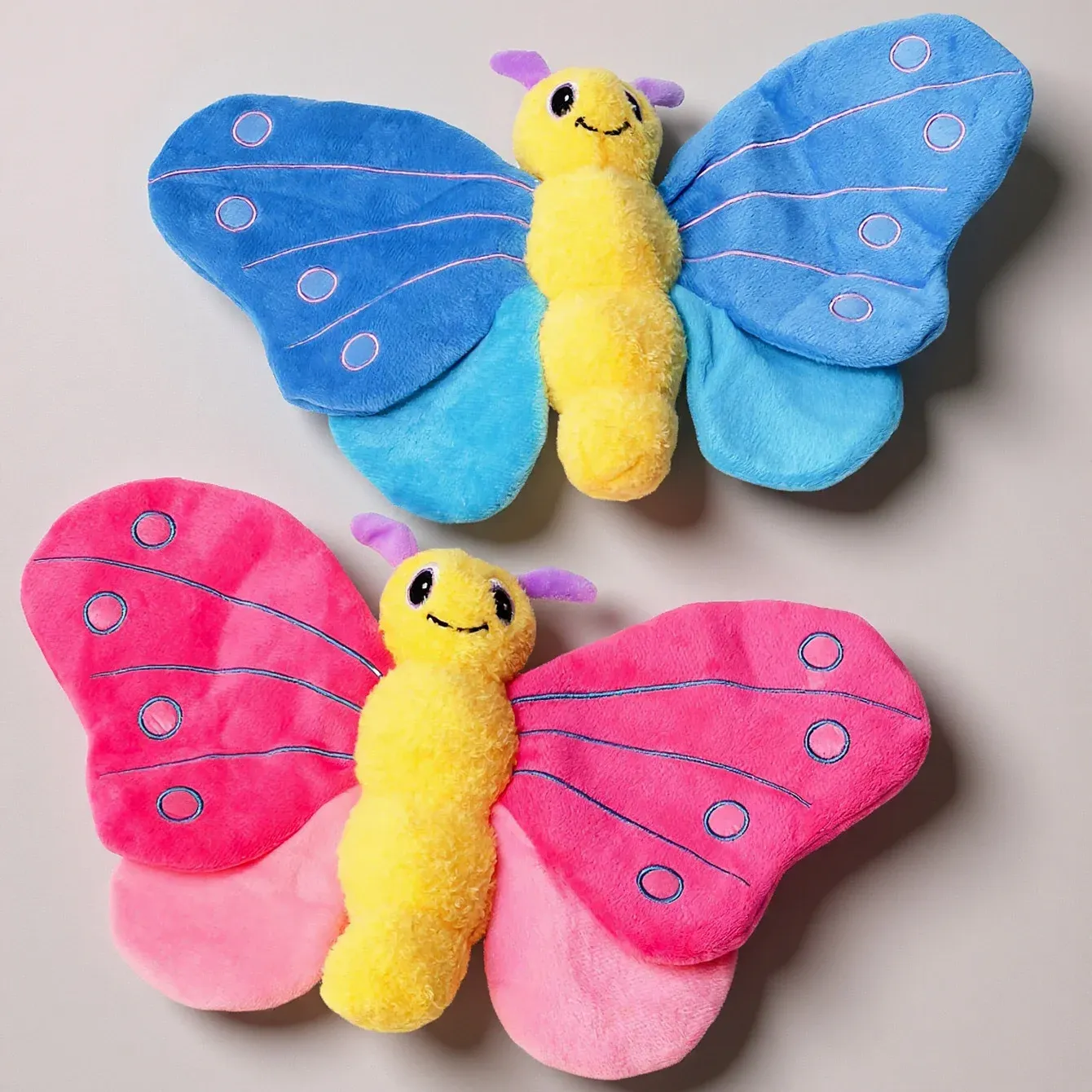 Crinkle Butterfly Plush Dog Toy wholesale from Lanshine Pet