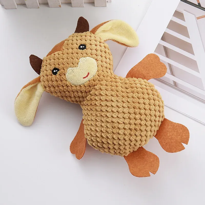 Brave Bull Plush Dog Toy - photo 4