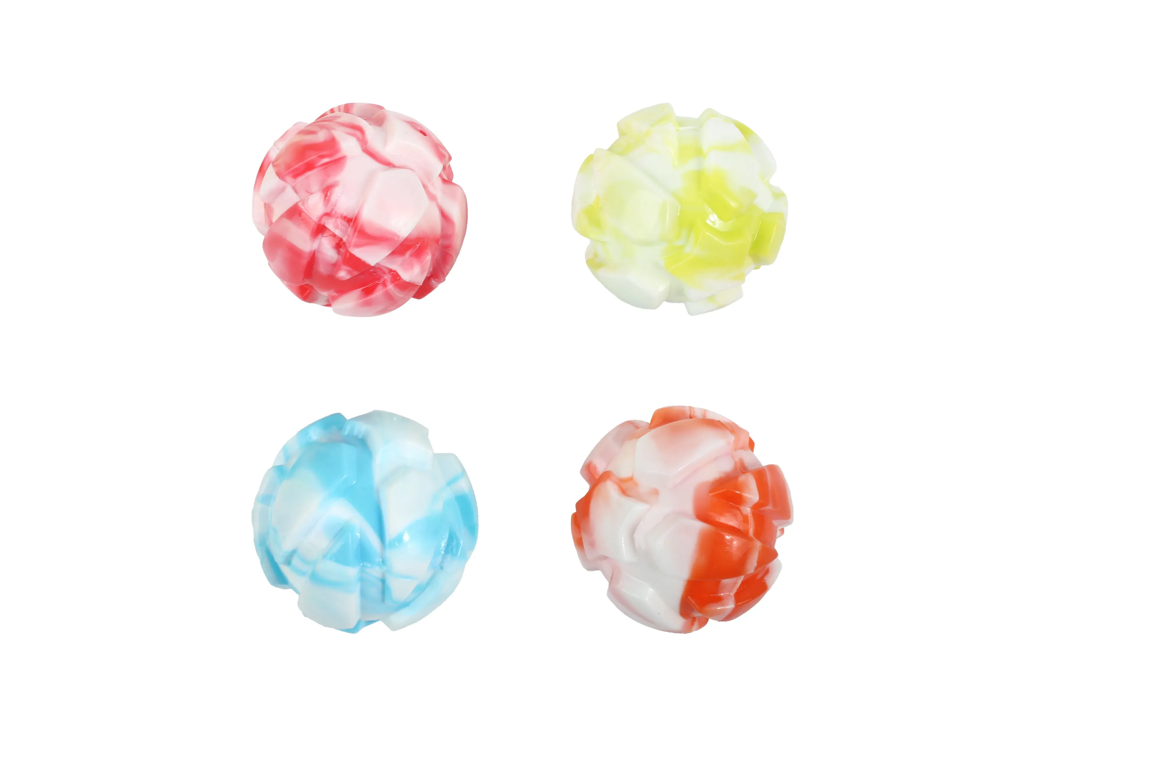 Two-Tone Star Squeaky Ball wholesale from Lanshine Pet