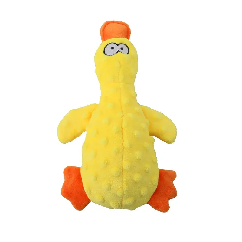 Bubble-Texture Duck Plush Dog Toys - photo 6