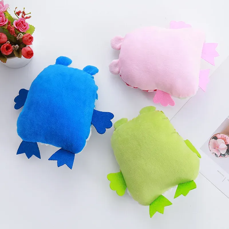 Rainbow Frog Plush Dog Toy - photo 3