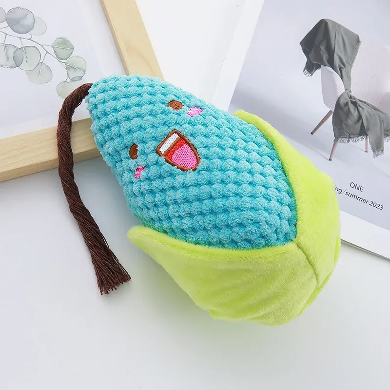 Crinkle Corn Plush Dog Toy - photo 5