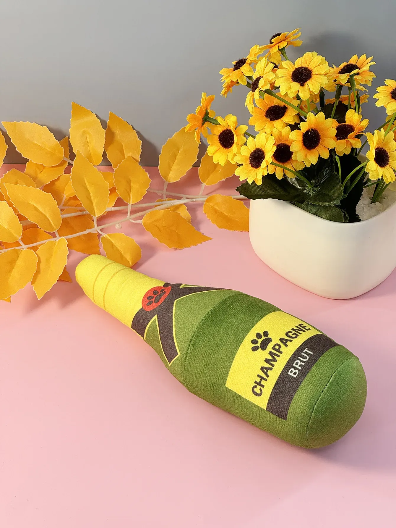 Wine Bottle Plush Dog Toys (6 Styles) - photo 5