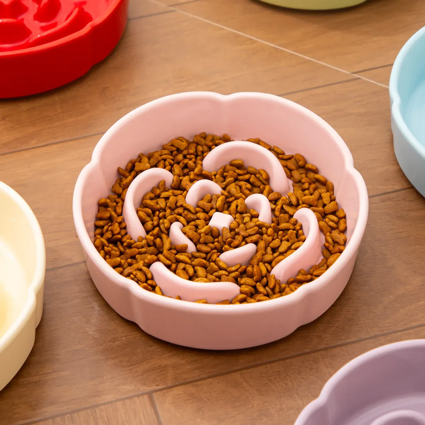 Ceramic Slow-Feeder Pet Bowl (650ml) - photo 4