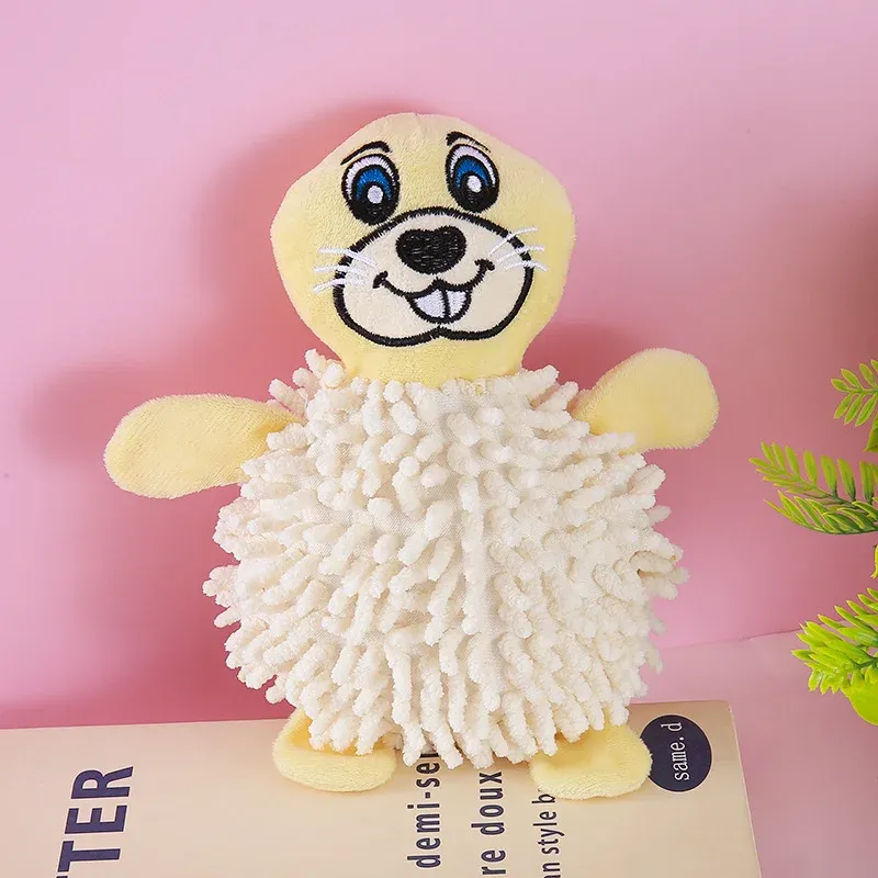 Smiley Mop Animals with Rope Dog Toys - photo 4
