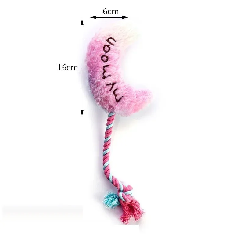Rainbow Fur Rope Dog Toys (4 Designs) - photo 3