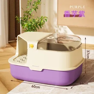 Corridor Enclosed Litter Box – PP + Stainless - photo 2