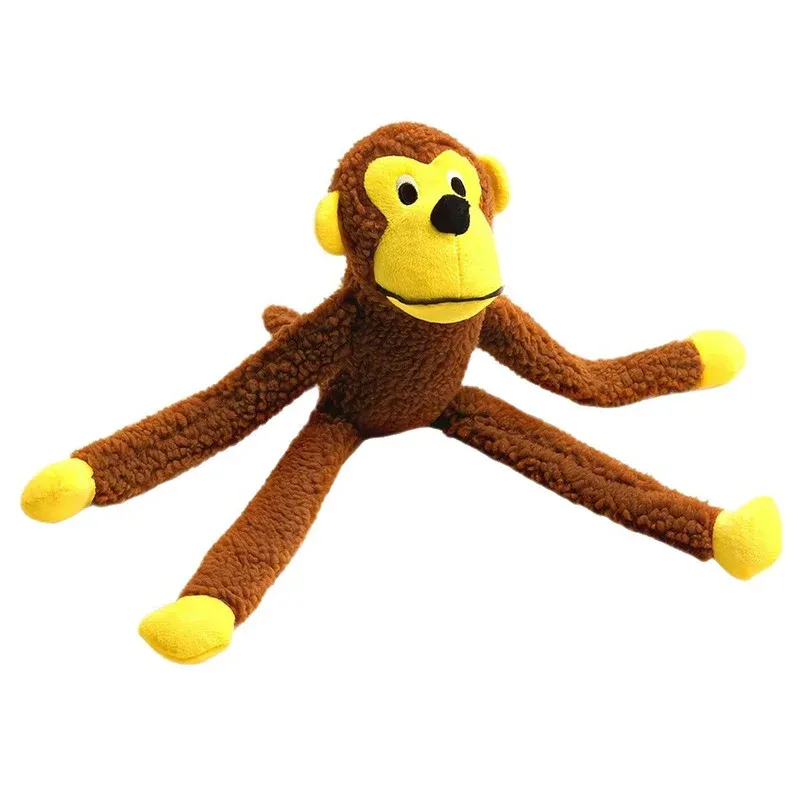 Long Monkey Plush Dog Toy - photo 1
