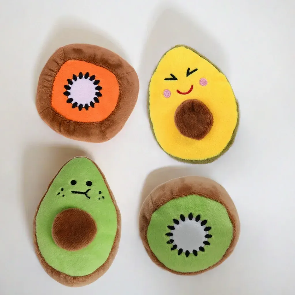 Avocado Plush Dog Toy wholesale from Lanshine Pet