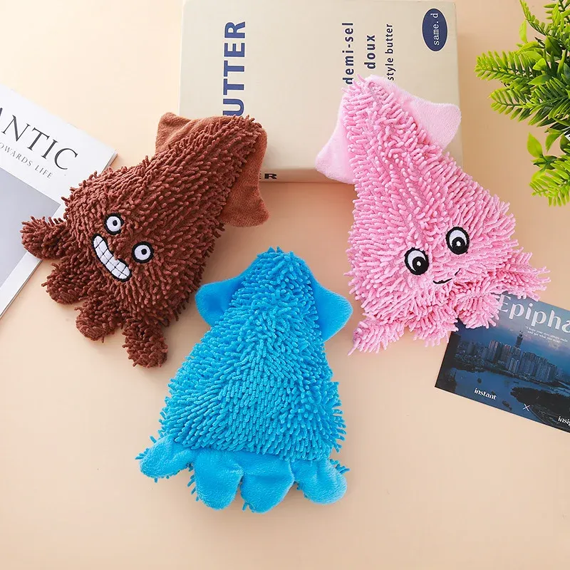 Heart Squid Mop Plush Dog Toy - photo 1