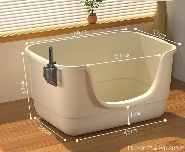 50cm Bathtub Litter Box with Mesh wholesale pet product from Lanshine Pet