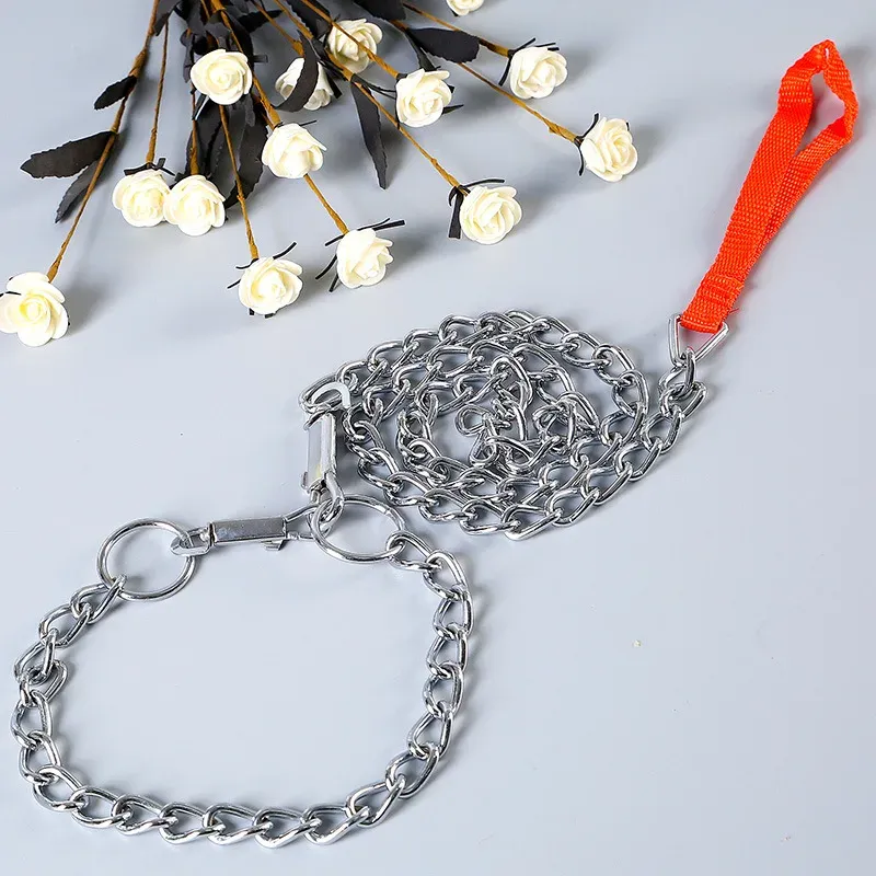 Chrome Plated Chew-Proof Dog Chain 160cm wholesale pet product from Lanshine Pet