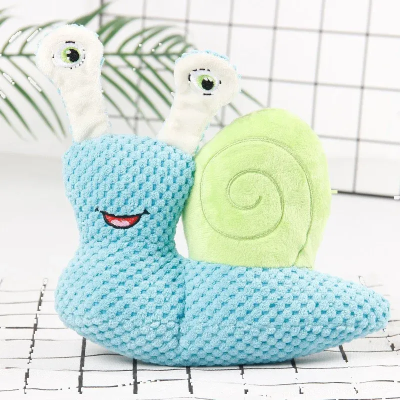 Colorblock Snail Plush Dog Toy - photo 3