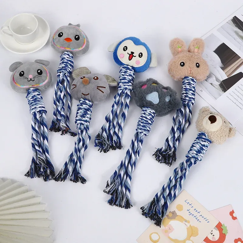 Colorful Rope Pull Animals Dog Toys - photo 2